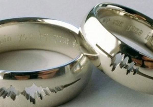 金屬打印情侶對戒