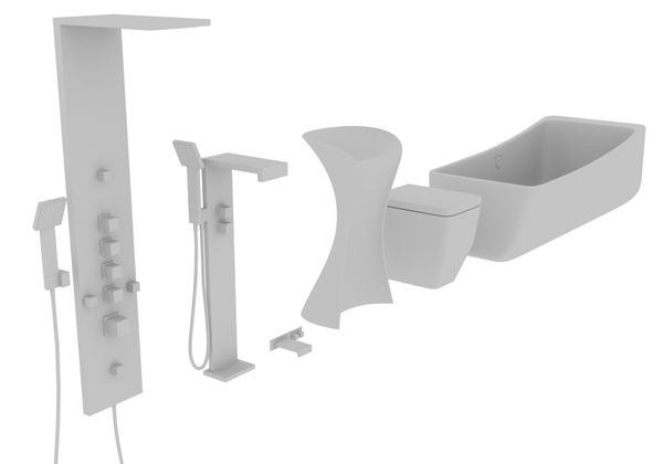 3D打印衛(wèi)浴套裝