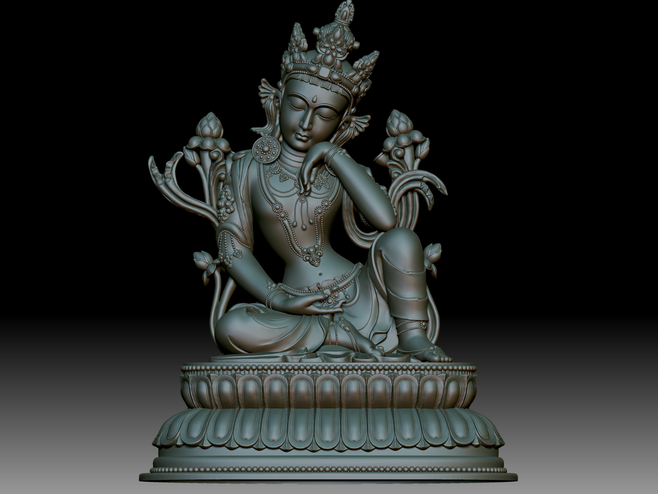 三維設(shè)計度母像