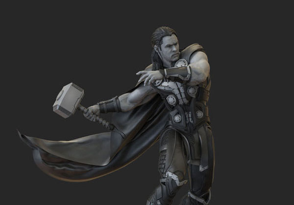 雷神托爾高清三維模型