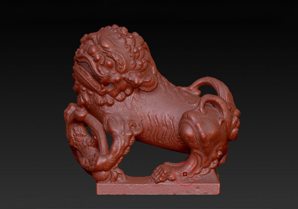 清代城隍廟獅子三維模型(母)