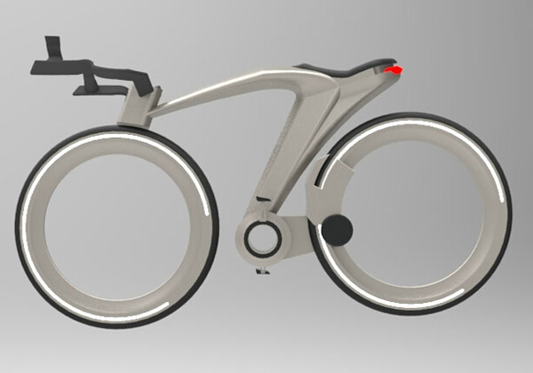 概念自行車3D打印模型