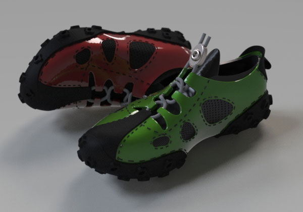 運動鞋3D打印模型